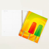 Summer Ice Pops Trio Bright Popsicles Planer
