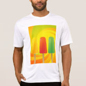 Summer Ice Pops Trio Bright Popsicles T-Shirt (Vorderseite)