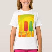 Summer Ice Pops Trio Bright Popsicles T-Shirt (Vorderseite)