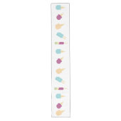 Summer Icecream Pop Sprinkles Großer Tischläufer (Vorderseite)