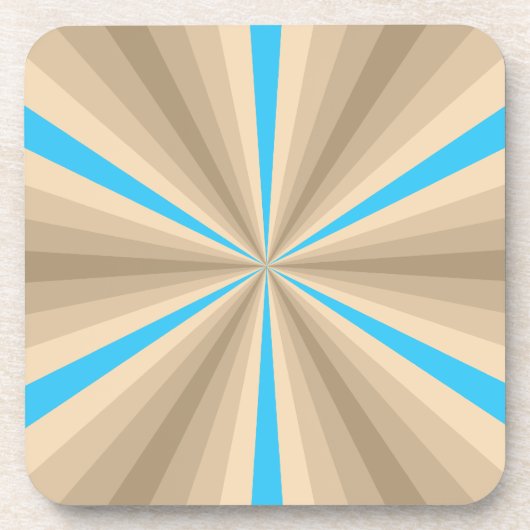 Summer Illusion Square Untersetzer (Vorderseite)