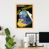 Summer in New England Poster (Heimbüro)