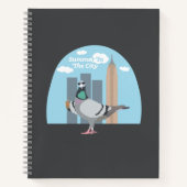 Summer In The City Spiral Notebook Notizblock (Vorderseite)