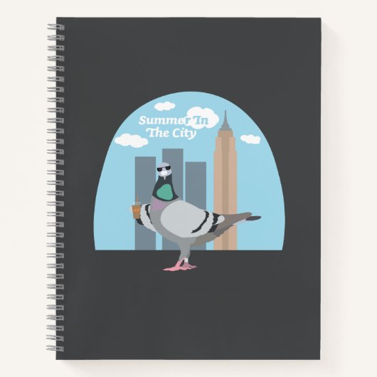 Summer In The City Spiral Notebook Notizblock (Vorderseite)