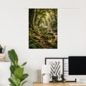 Summer in the Fourfold Forest Poster (Heimbüro)