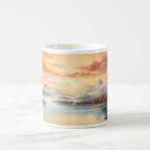 Summer Ink Painting Style Kaffeetasse (Mittel)