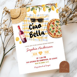 Summer Italian Ciao Bella Brautparty Einladung