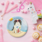 Summer Japanese Chin Paper Plate Pappteller (Party)