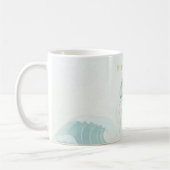 Summer Jellyfish Watercolor Ocean Design Kaffeetasse (Links)