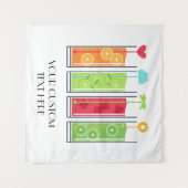 Summer Juices Textartikel Wandteppich (Vorderseite (Horizontal))