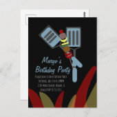 Summer Kabobs Cookout Park Geburtstag Papier Cu Postkarte (Vorne/Hinten)