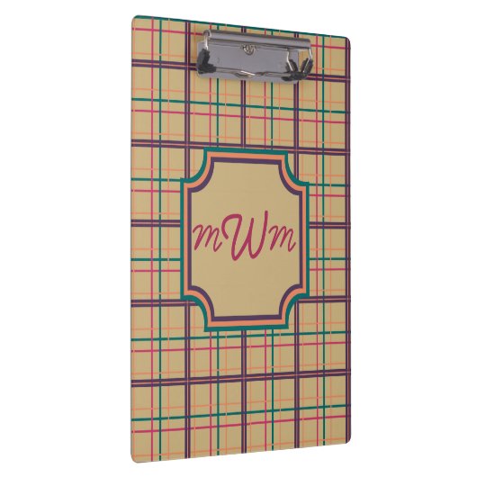 Summer Kariert Clipboard Klemmbrett (Rechts)