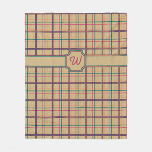 Summer Kariert Fleece Blanket