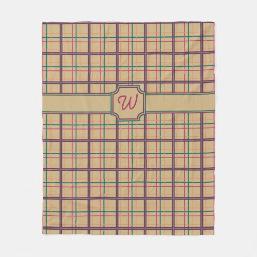 Summer Kariert Fleece Blanket (Vorderseite)