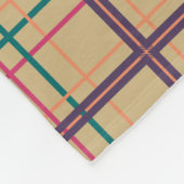 Summer Kariert Fleece Blanket (Ecke)