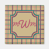 Summer Kariert Magnet (Vorne)