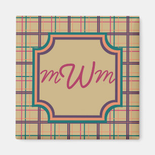 Summer Kariert Magnet