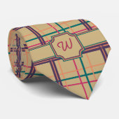 Summer Kariert Men Neck Tie Krawatte (Gerollt)