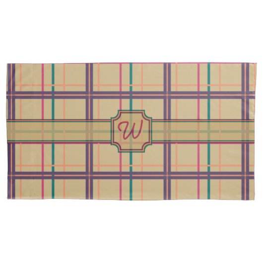 Summer Kariert Pillow Case Kissenbezug (Vorderseite)