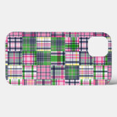 Summer Kariert Pink Madras Patchwork Case-Mate iPhone Hülle (Rückseite (Horizontal))