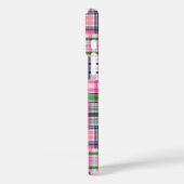 Summer Kariert Pink Madras Patchwork Case-Mate iPhone Hülle (Rückseite / Links)