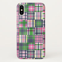 Summer Kariert Pink Madras Patchwork