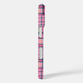 Summer Kariert Pink Madras Patchwork Case-Mate iPhone Hülle (Rückseite / Rechts)
