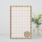 Summer Kariert Stationery Briefpapier (Stehend Vorderseite)
