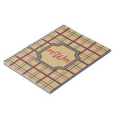 Summer Karierte Notebook Notizblock (Linke Seite)