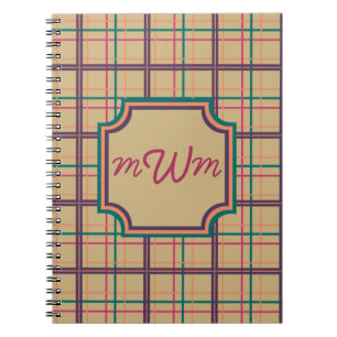 Summer Karierte Notebook Notizblock