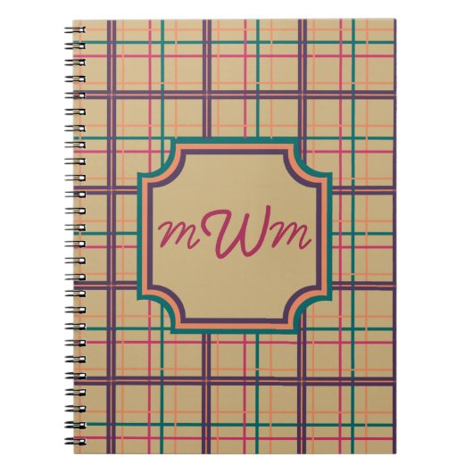 Summer Karierte Notebook Notizblock (Vorderseite)