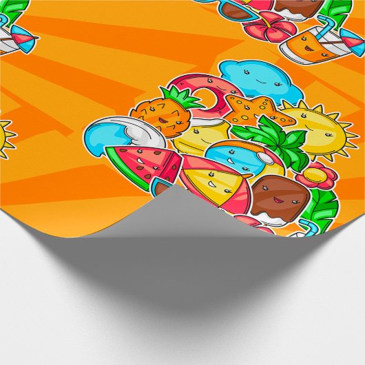 Summer Kawaii Geschenkpapier