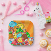 Summer Kawaii Pappteller (Party)
