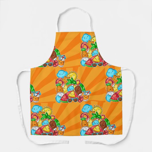 Summer Kawaii Schürze (Vorderseite)