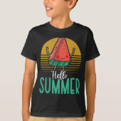 Summer Kawaii Watermelon T-Shirt (Vorderseite)