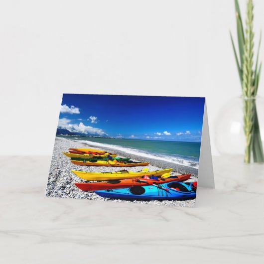 Summer Kayaking Karte (Vorderseite)