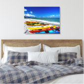 Summer Kayaking Leinwanddruck (Insitu (Schlafzimmer))