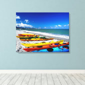 Summer Kayaking Leinwanddruck (Insitu (Holzboden))