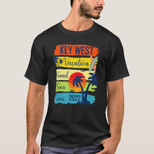 Summer Key West Florida Beach Urlaub 2022 Matchi T-Shirt (Vorderseite)