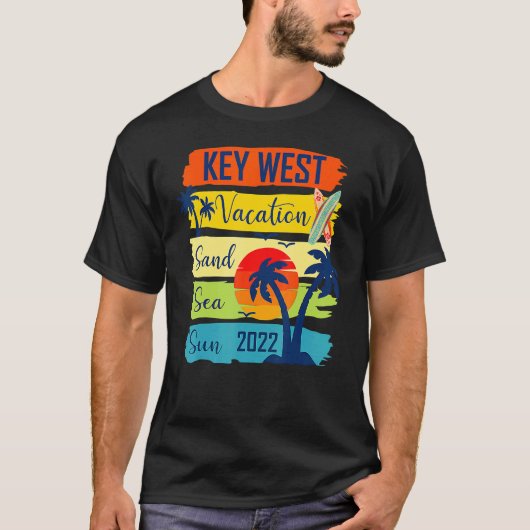 Summer Key West Florida Beach Urlaub 2022 Matchi T-Shirt (Vorderseite)