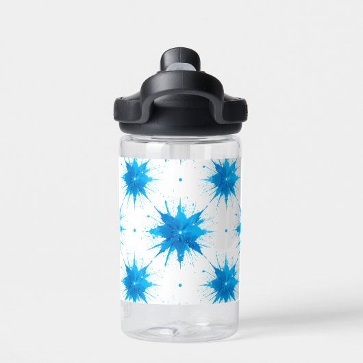 Summer Kids Water Flasche Fresh Blue Splash (Rückseite)