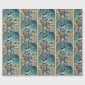 summer kimono&fireflies geschenkpapier (Flach)