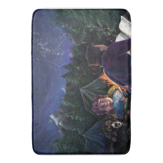 Summer Knights Art Badematte (Vorderseite Vertikal)