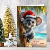 Summer Koala Christmas Feiertagskarte