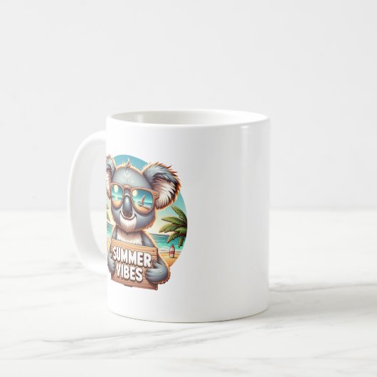 Summer Koala Kaffeetasse (Vorderseite Links)