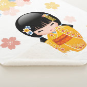 Summer Kokeshi Doll - Yellow Kimono Geisha Girl Sherpadecke (3/4)