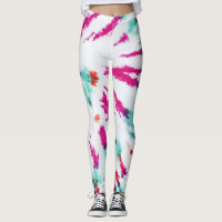 Summer Künstlerisch Girl Neon Aquamarin Pink Gefär