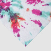 Summer Künstlerisch Girl Neon Aquamarin Pink Gefär Seidenpapier (Ausschnitt)