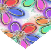 Summer Künstlerisch Watercolor Blume Tischdecke (Schrägansicht)