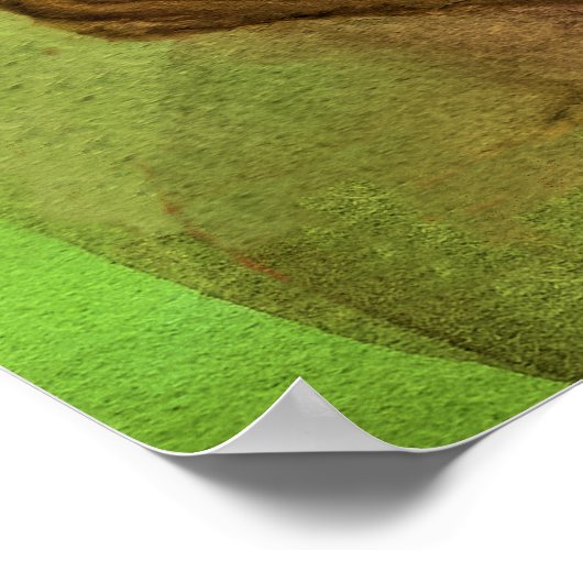 Summer / Lady Bordeaux Art Poster (Ecke)